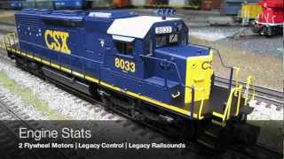 Lionel CSX SD402 wLegacy [upl. by Couq72]