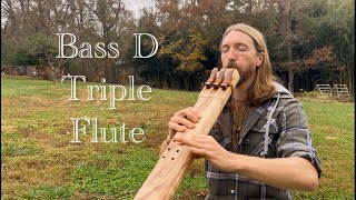 Bass D Native American Style Triple Flute [upl. by Calvin]