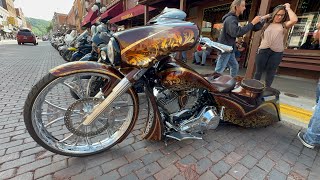 Sturgis 2024 walk through historic Deadwood SD [upl. by Aan650]