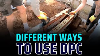 Damp Proof Course Installation  Different ways to use DPC [upl. by Eetnwahs]