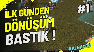 İLK GÜNDEN DÖNÜŞÜM BASTIM 💣 YENİ SERVER  albamt2 [upl. by Adiene]