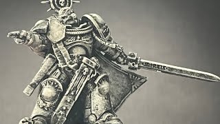 Space Marines Company Heroes and Captain in Phobos Armor kit bashing 40k conversion [upl. by Essa799]