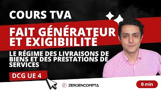 DCG UE 4 TVA  Le régime des livraisons de biens et des prestations de services [upl. by Trembly]