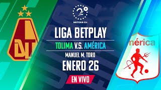 EN VIVO Tolima vs América  Con Elmer Pérez Charly Zapata Alejandro Cardozo y Laura Hernández [upl. by Ecienal785]