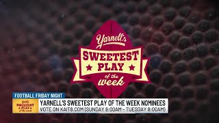 Yarnells Sweetest Play of the Week nominees 101124 [upl. by Yokoyama240]