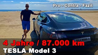 4 Jahre  87000 km TESLA Model 3  Fazit [upl. by Alice]