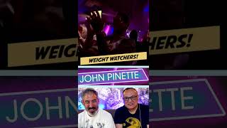 🤣JOHN PINETTE 🍔 WEIGHT WATCHERS 🍰 😆 shorts reaction comedy funny hilarious [upl. by Sacci]