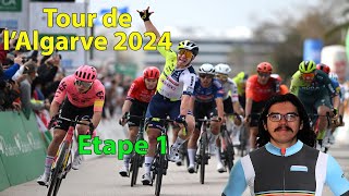 🚴‍♂️Tour de lAlgarve 2024🇵🇹  Débrief étape 1 Démare Van Aert Thjissen [upl. by Tallu561]