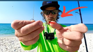 NEW Innovative Surf Fishing Tackle Dominating the BEACH Beach Fishing Charters Perdido Key [upl. by Mala]