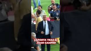 La IMAGEN de LAPORTA DESPUÉS del BARÇA 0  MÓNACO 3 en el JOAN GAMPER [upl. by Cchaddie444]