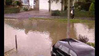 Flooding In Thatcham Friday 20th July [upl. by Yadnil]