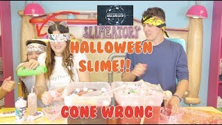 HALLOWEEN SLIME CHALLENGE GONE WRONG [upl. by Anirb761]