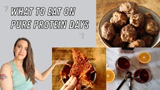 WHAT TO EAT ON PSMF DAYS Shopping list for pure protein days [upl. by Iaka]