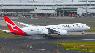 BRAND NEW Qantas Boeing 7879 DREAMLINER Landing  Sydney Airport Plane Spotting [upl. by Okime432]