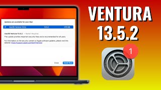 macOS Ventura 1352 Update  INSTALL IT NOW [upl. by Adnoval]