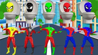 TEBAK GAMBAR TOP SUPERHERO  WRONG HEAD AVENGERS MARVEL TEAM SPIDER MAN HULK IRONMAN EGG SPIDER [upl. by Inava]