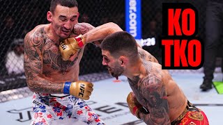 Max Holloway vs Ilia Topuria Ko Tko Highlights Ufc 308 [upl. by Baten]