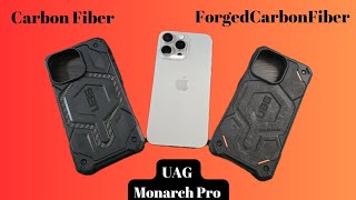 UAG Monarch Pro Case for iPhone 15 Pro Max Carbon FiberForgedCarbonFiber [upl. by Perla]