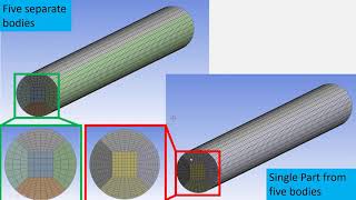 Design Modeler basic tutorial 11 Forming a single Part from multiple bodies [upl. by Clive]