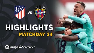 Highlights Atletico Madrid vs Levante UD 02 [upl. by Ennail]