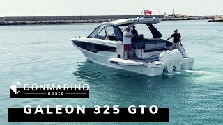 Galeon 325 GTO  2022 running footage [upl. by Imogene]