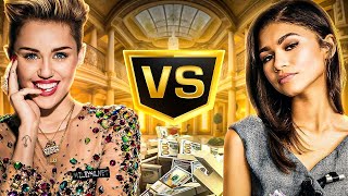 Miley Cyrus VS Zendaya Who Lives In MORE LUXURY [upl. by Leaw583]