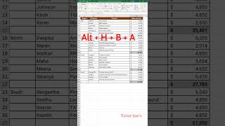 How to Insert Subtotals in Excel  Tutor Joes [upl. by Amikan522]