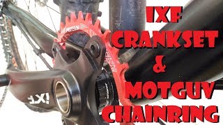 Installing IFX Crankset and Motguv Chainring Converting to 1X Drivetrain Part 2 [upl. by Elocon]