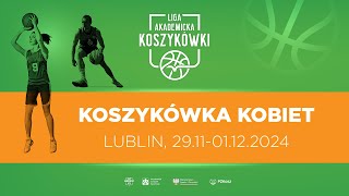 Liga Akademicka AZS  Lublin  Koszykówka K  Politechnika Opolska  UMCS Lublin [upl. by Anaxor]