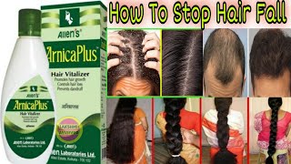 Arnica Plus  Homeopathic Hair Root Vitalizer Oil  Full Review In Hindi।। Best Anti Hair Fall Treat [upl. by Anahsar760]