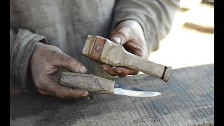 Making puukko knife for sloyd and bushcraft [upl. by Aiekram]