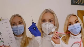 ASMR Doctor Dentist Opticians medical appointment visit  face touching  personal attention [upl. by Neffets311]