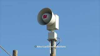 Federal Signal Equinox Siren Test Colo IA Story County Iowa Siren Test [upl. by Alegre]