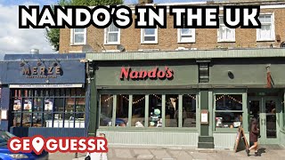 Nandos of the UK on GeoGuessr American finds the Royal Family Nandos [upl. by Nellir811]