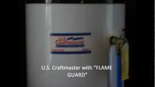 US Craftmaster Water Heater Natural Gas  PHOTOS ONLY [upl. by Aurilia]