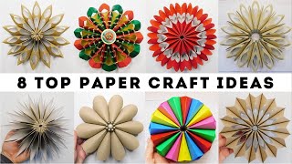 I Show You How to Reuse Toilet Paper Rolls 💚 8 Easy Craft Ideas 💛Handmade DIY Decorations [upl. by Dworman]