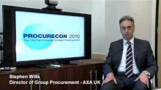 Procurement Challenges and Future Stephen Wills AXA  Procurecon [upl. by Neehs]