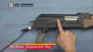 Airsoft AEG GampG AK47 AK7 Disassemble Take Down by AirSplat [upl. by Bradney]