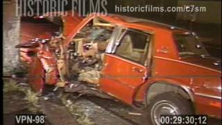 AUTO ACCIDENT 135 ST amp BROADWAY MANHATTAN HARLEM  1988 [upl. by Ahsiemat198]