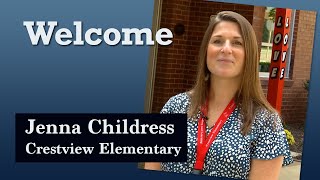 Welcome Jenna Childress New Principal at Crestview ES [upl. by Ciapas]