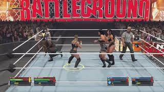 PS4 WWE 2K24 Online Tag Team Playing Random Characters [upl. by Adlai]