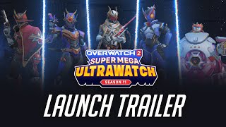 Season 11 Super Mega Ultrawatch Official Trailer  Overwatch 2 [upl. by Seeto]