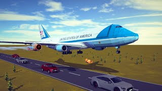 Realistic Fictional Airplane Crashes and Emergency Landings 11  Besiege [upl. by Jacquelynn208]