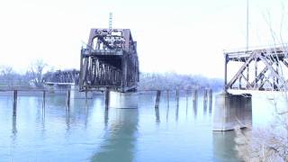 I Street Railroad Bridge  Sacramento CA [upl. by Anekam]