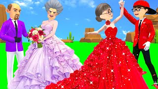 Scary Teacher 3D vs Squid Game 2 Marry Dressing Wedding Style Beautiful or Error 5 Times Challenge [upl. by Marden]