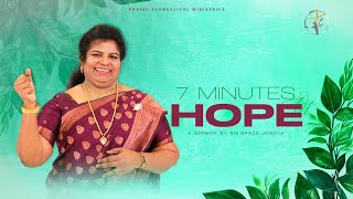 7 Minutes of Hope  Sis Grace Joshua  Tamil Christian Message [upl. by Eng]