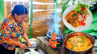 Comida Dominicana del Campo Locrio de pica pica [upl. by Nevile]