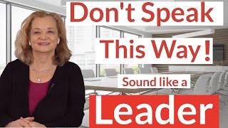 To sound professional and confident avoid speaking this way 7 TIPS [upl. by Nanis]