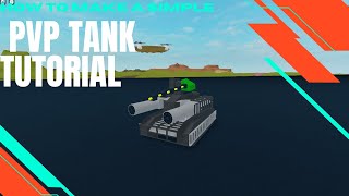 simple mini pvp tank tutorial  plane crazy  roblox [upl. by Balliett789]