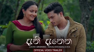 Lavan Abhishek x Senali Iddamalgoda  Dani Danena දැනී දැනෙන  Official Trailer [upl. by Henning584]